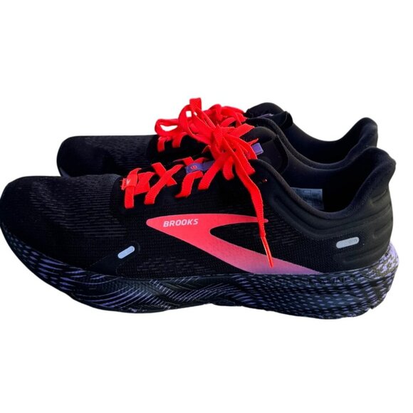 Brooks Launch GTS 9 Women’s 9 Black Purple Athletic Running Shoes - Picture 6 of 14